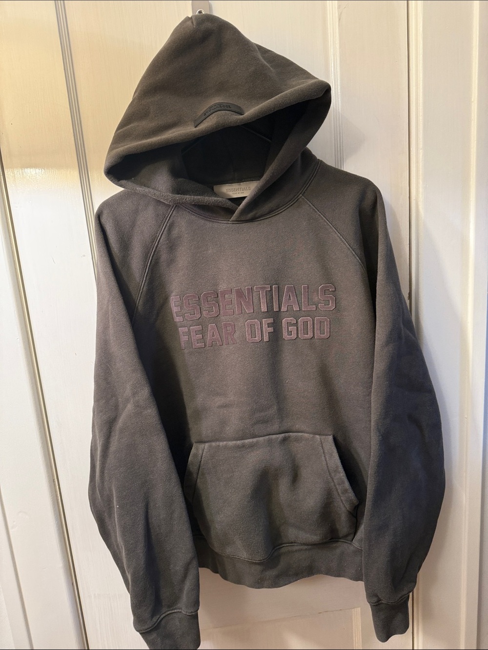 Fear of God Essentials Hoodie Charcoal Gray - Picture 11 of 11